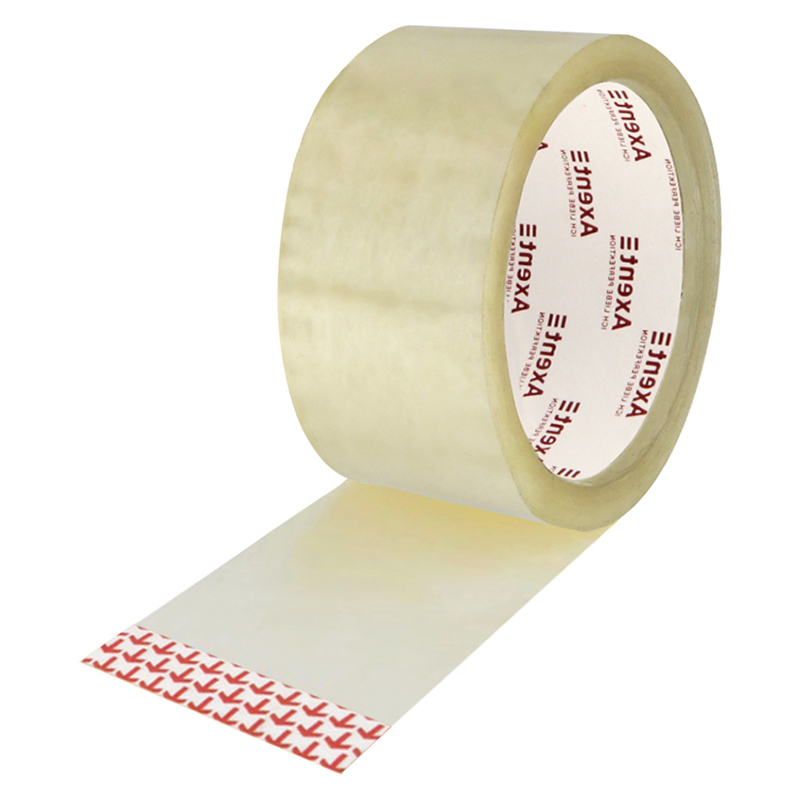 Стрiчка клейка пакувальна Axent 3043-01-A, 48 мм х 66 ярд, 45 мкм, прозора